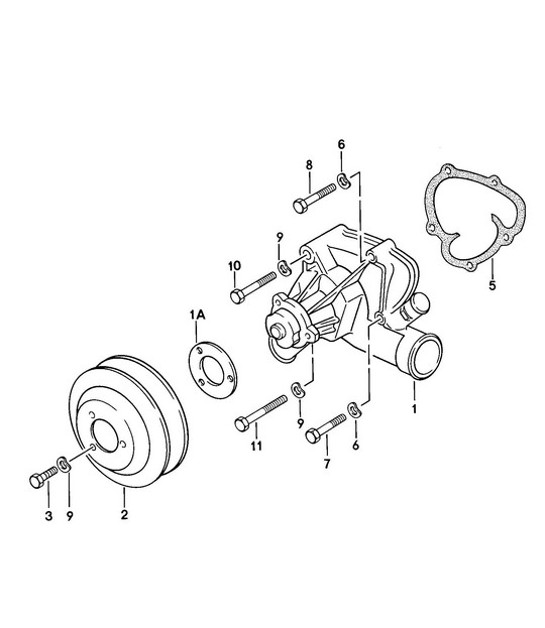 Diagram 105-000 Porsche 992 Carrera 2 GTS 3.6L 