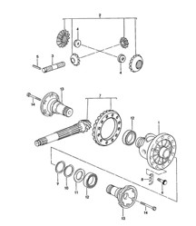 Differentieel / 5-versnellingen 924 1976-79