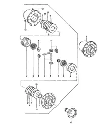 Sperrdifferenzial / 5-Gang (PR:220) 924 1976-79