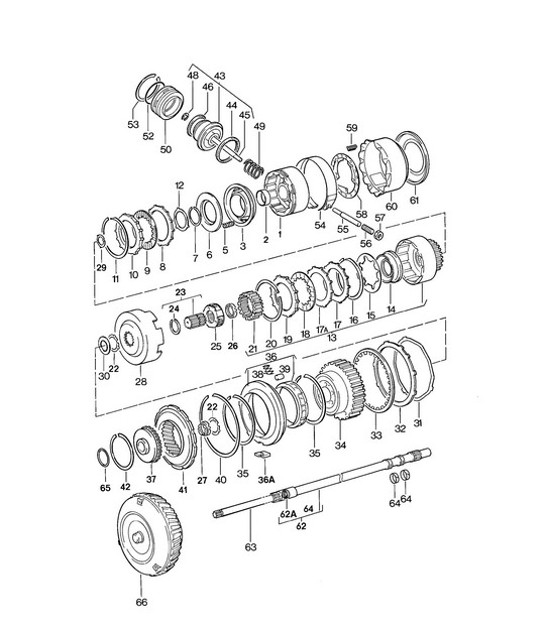 Diagram 310-000 Porsche Cayman 718C (982C) 2017>> Transmission