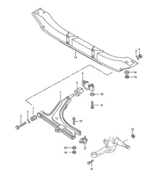 Querlenker / Querträger 924 1976-79