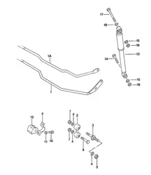 Stabilisateur / Amortisseur de vibrations 924 1976-79