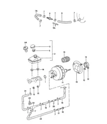 Serbatoio di espansione / Servofreno 924 1976-79
