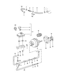 Serbatoio di espansione / Servofreno 924 1976-79