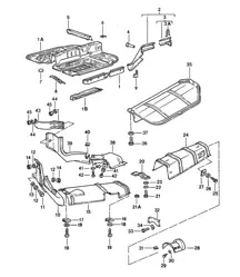 Elemento laterale / Scudo termico 924 1976-79