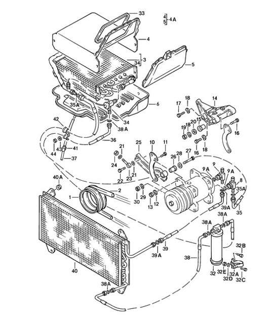 Diagram 813-030 Porsche Cayman 2.7L 987C 2006-08 Body