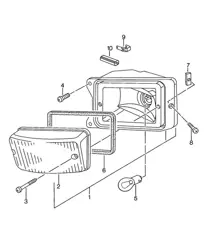 Feu clignotant - Avant - 924 1976-79