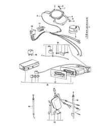 Autoradio con 3 altoparlanti 924 1980-1985