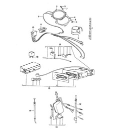 Radio avec 3 haut-parleurs 924 1980-1985