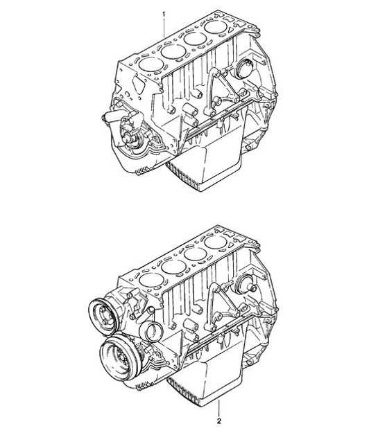 Diagram 101-005 Porsche 924 (1977-1988) Engine