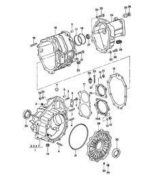 Replacement transmission / Transmission case / Manual transmission - G31.01/02/03 - 924 TURBO / GT 1980 - 1985