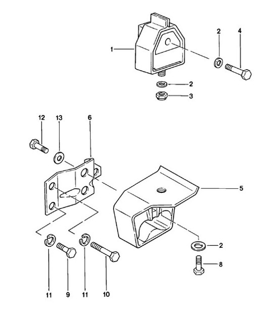 Diagram 306-000 Porsche Boxster 986/987/981 (1997-2016) Transmission