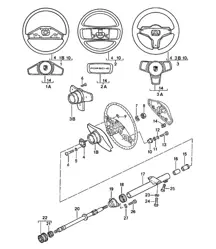 Volante / Piantone dello sterzo 924 1980 - 1985