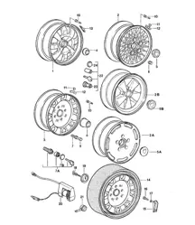 Disc wheel 924 1980 -1985