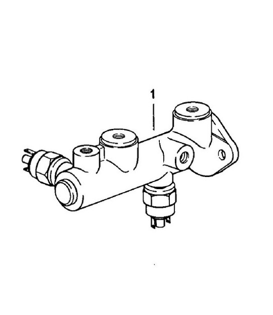 Diagram 604-000 Porsche 924 (1977-1988) Wheels, Brakes