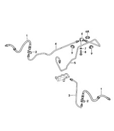Latiguillos de freno delanteros - 924 1980 - 1985