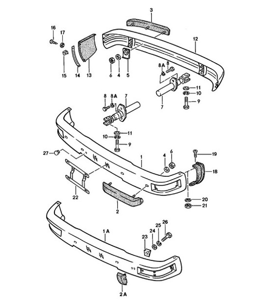 Diagram 802-005 Porsche Panamera 970 MK1 (2009-2013) Body