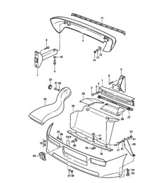 Pare-chocs / Aileron / Déflecteur d'air - AVANT - 924 GT 1980 - 1985