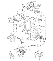 Support / Roue de secours - Extérieur - Cayenne 9PA (955) 2003-06