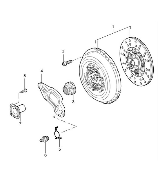 Diagram 301-00 Porsche 997 Carrera 4S 3.8L 2005>> Transmission