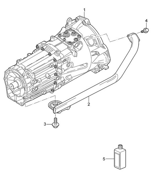 Diagram 302-00 Porsche Cayenne Turbo 4.5L 2003>> Transmission