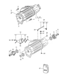 Verteilergetriebe / Einbaufertig Cayenne 9PA (955) 2003-06