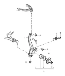Drehlager / Radnabe Cayenne 9PA (955) 2003-06