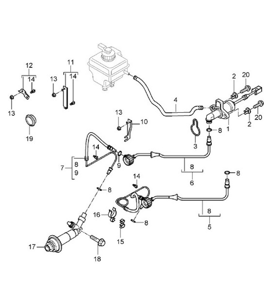Diagram 702-08 Porsche Carrera GT (2003-2006) 