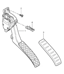 Pedali/Comando acceleratore Cayenne 9PA (955) 2003-06