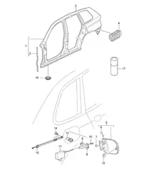 Parte lateral - Exterior - Cayenne 9PA (955) 2003-06