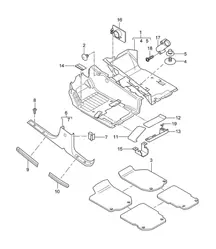 Tapis / Accessoires - Avant - Cayenne 9PA (955) 2003-06