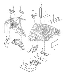 Revestimientos / Maletero / Accesorios Cayenne 9PA (955) 2003-06
