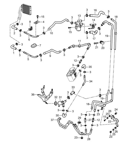 Diagram 813-15 Porsche Cayman 987C/981C (2005-2016) Body
