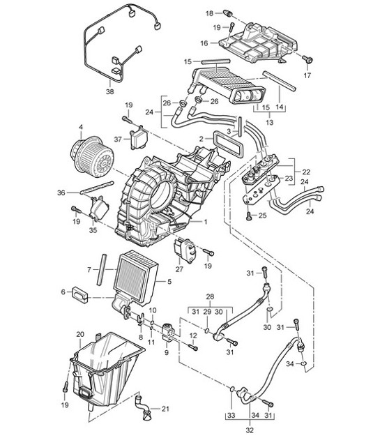 Diagram 813-50 Porsche Cayenne Turbo 4.5L 2003>> Body