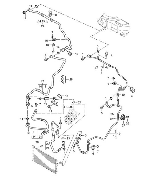 Diagram 813-63 Porsche Taycan (9J1) MK1 2020-2024 