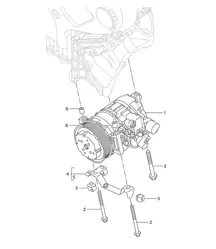 Compresseur Cayenne 9PA (955) 2003-06