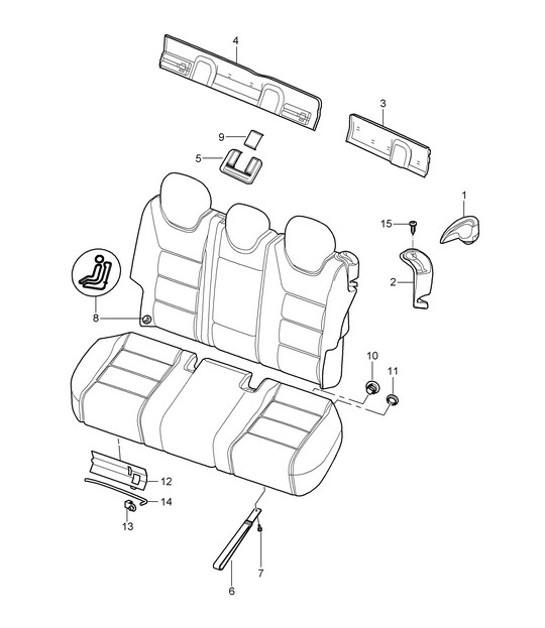Diagram 817-35 Porsche 918 Spyder 2014-2015 