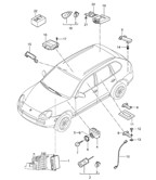 Electrical equipment Cayenne 9PA (955) 2003-2006