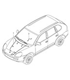 Electrical equipment Cayenne 9PA (955) 2003-2006