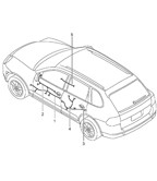 Electrical equipment Cayenne 9PA (955) 2003-2006