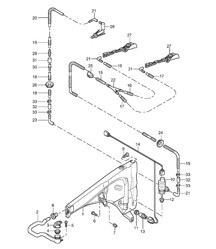 Windscreen washer system Cayenne 9PA (955) 2003-06