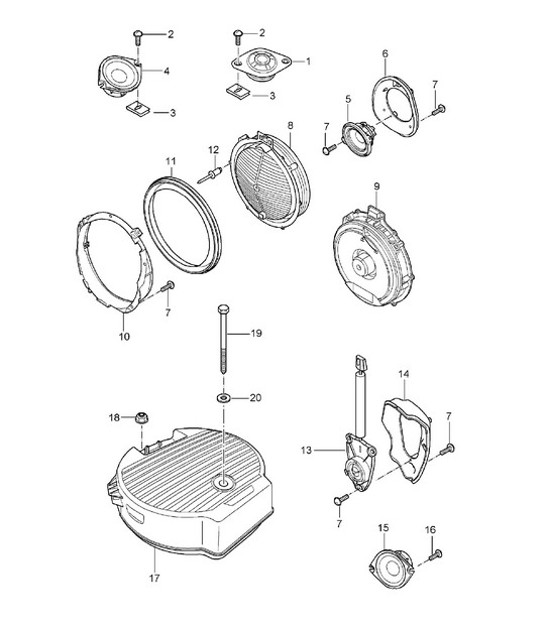 Loudspeaker Cayenne 9PA (955) 2003-06