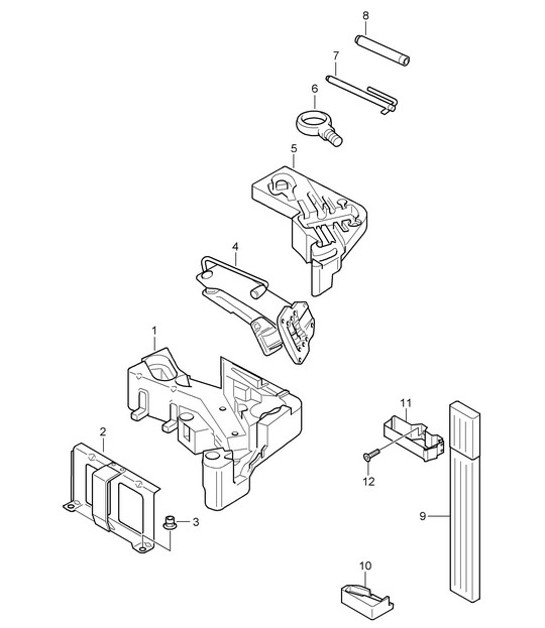 Diagram 001-000 Porsche Cayenne 3.2L V6 2003>> Accessories & others 