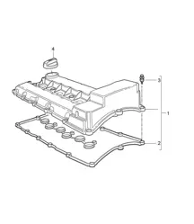 Ventildeckel (Modell: 5501) Cayenne 9PA1 (957) 3.6L 2007-10