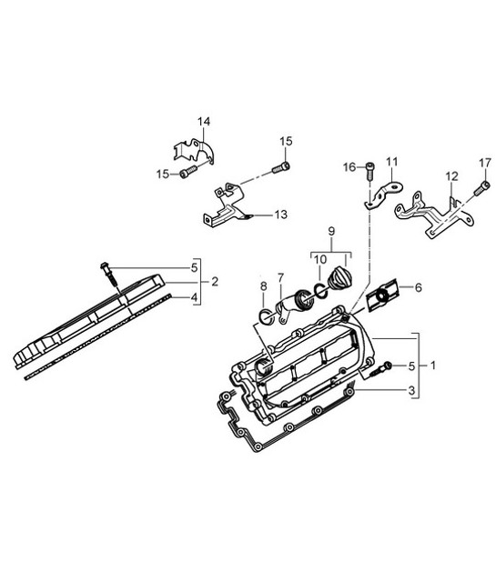 Diagram 103-007 Porsche Panamera 4 2.9L V6 