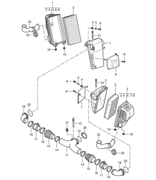 Diagram 106-000 Porsche Taycan Turbo GT mit Weissach-Paket Sportlimousine 