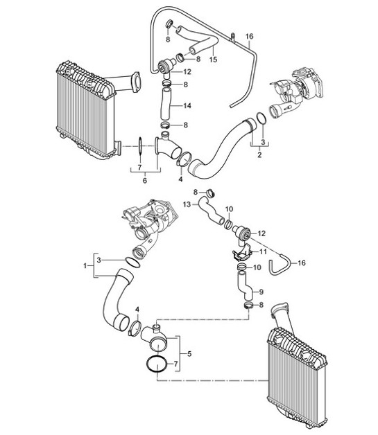 Diagram 107-025 Porsche Macan GTS Benziner 2.9L V6 380 PS 