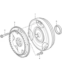 Tiptronic / Convertitore di coppia / Disco frizione (PR:G0R, Tiptronic S) Cayenne 9PA1 (957) 2007-10