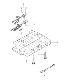 Tiptronic / Valve body (PR:G0R, Tiptronic S) Cayenne 9PA1 (957) 2007-10