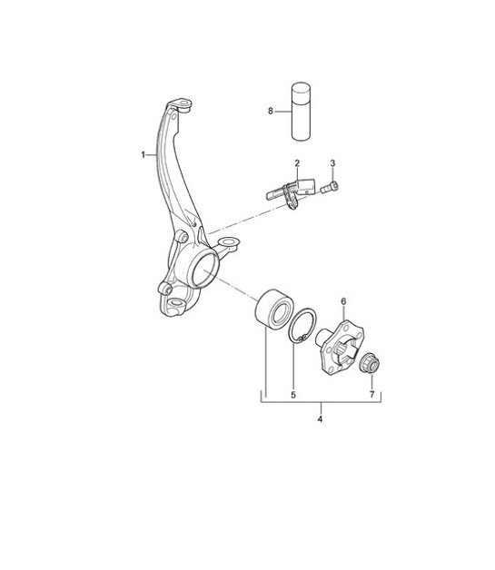 Diagram 401-005 Porsche Cayenne E-Hybrid V6 3.0L V6 340Hp 